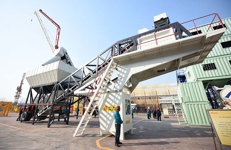 YHZS75移動式混凝土站